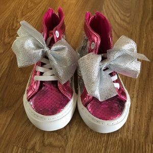 JoJo Siwa Toddler Glitter Shoes Sz 8 New W/O Tag